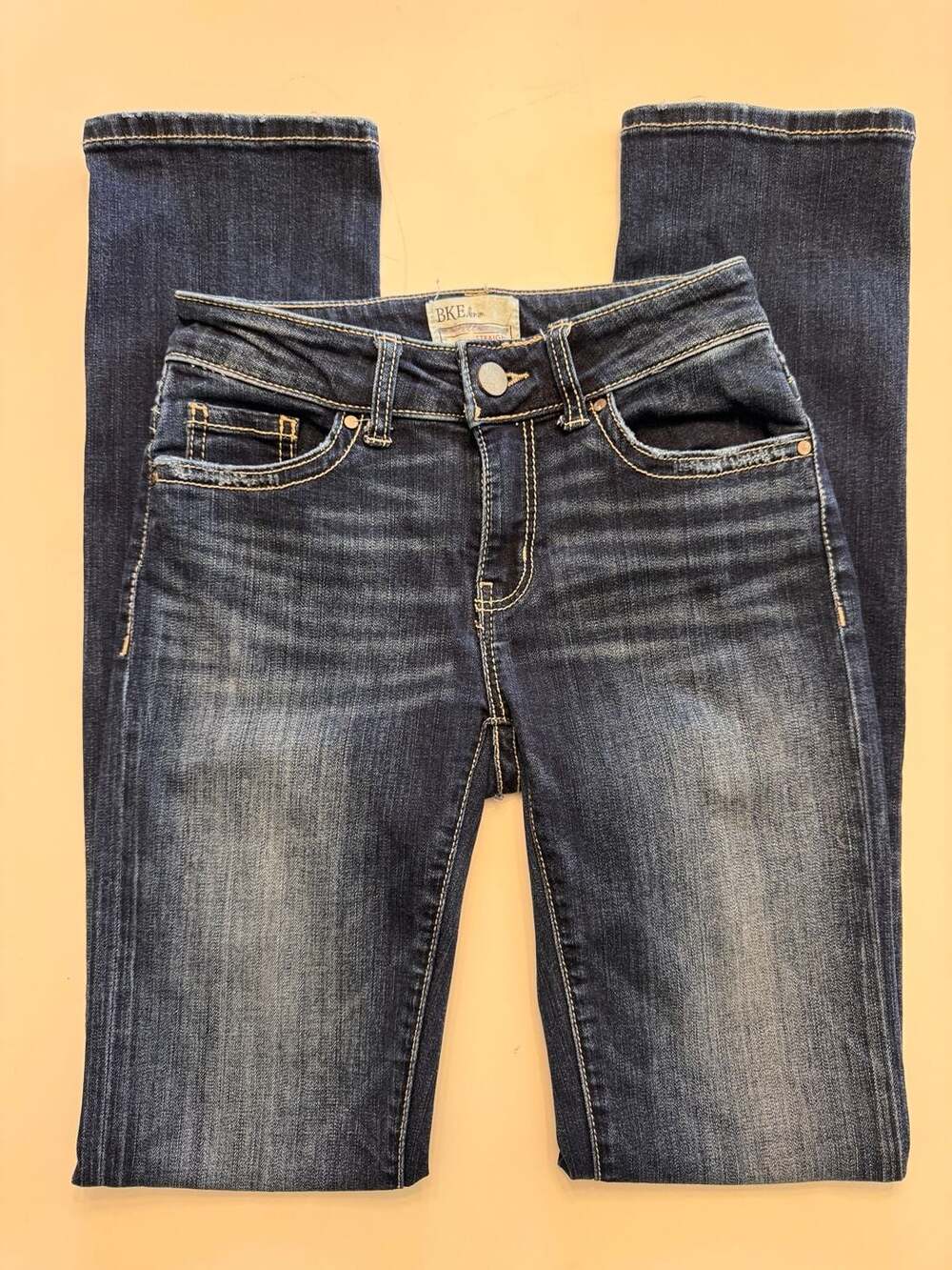 BKE Stella Mid-Rise Straight Stretch Jeans Size 24R